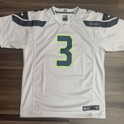 Nike Seattle Seahawks Russell Wilson #3 NFL Alternate Grey Jersey Youth XL  100% authentic. Good condition.   The product is a Nike Seattle Seahawks R