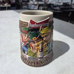 Budweiser 1997 Luck O Longneck St. Patrick's Beer Stein