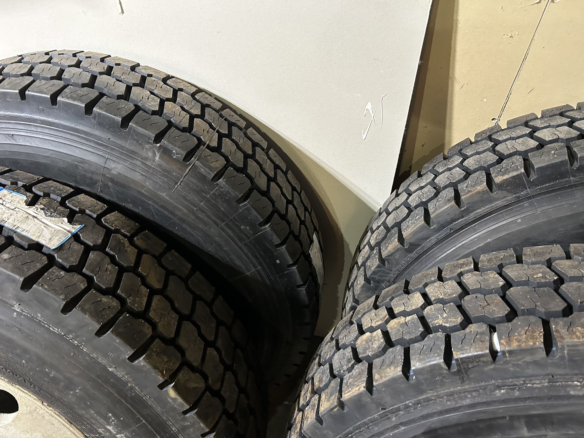 11R-22.5 Set Of tires With Wheels