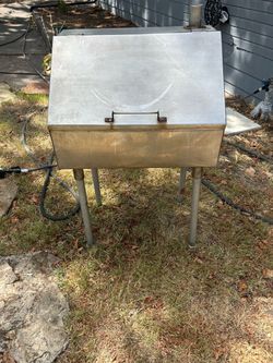 Homemade grille grill smoker. Missing inserts