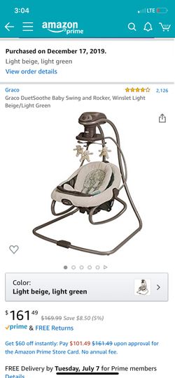 Baby swing and rocker 2 in 1 very good condition like new asking $80 obo