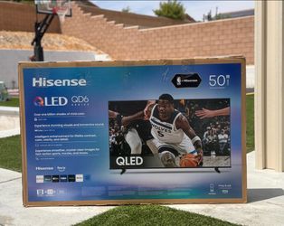 50” Hisense smart 4k Qled hdr tv