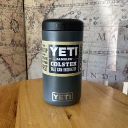 YETI Rambler 16 oz Colster Tall Can Cooler - Charcoal