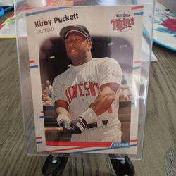 Kirby Puckett 1988 Fleer 1988 Fleer Superstar Special Baseball Cards 