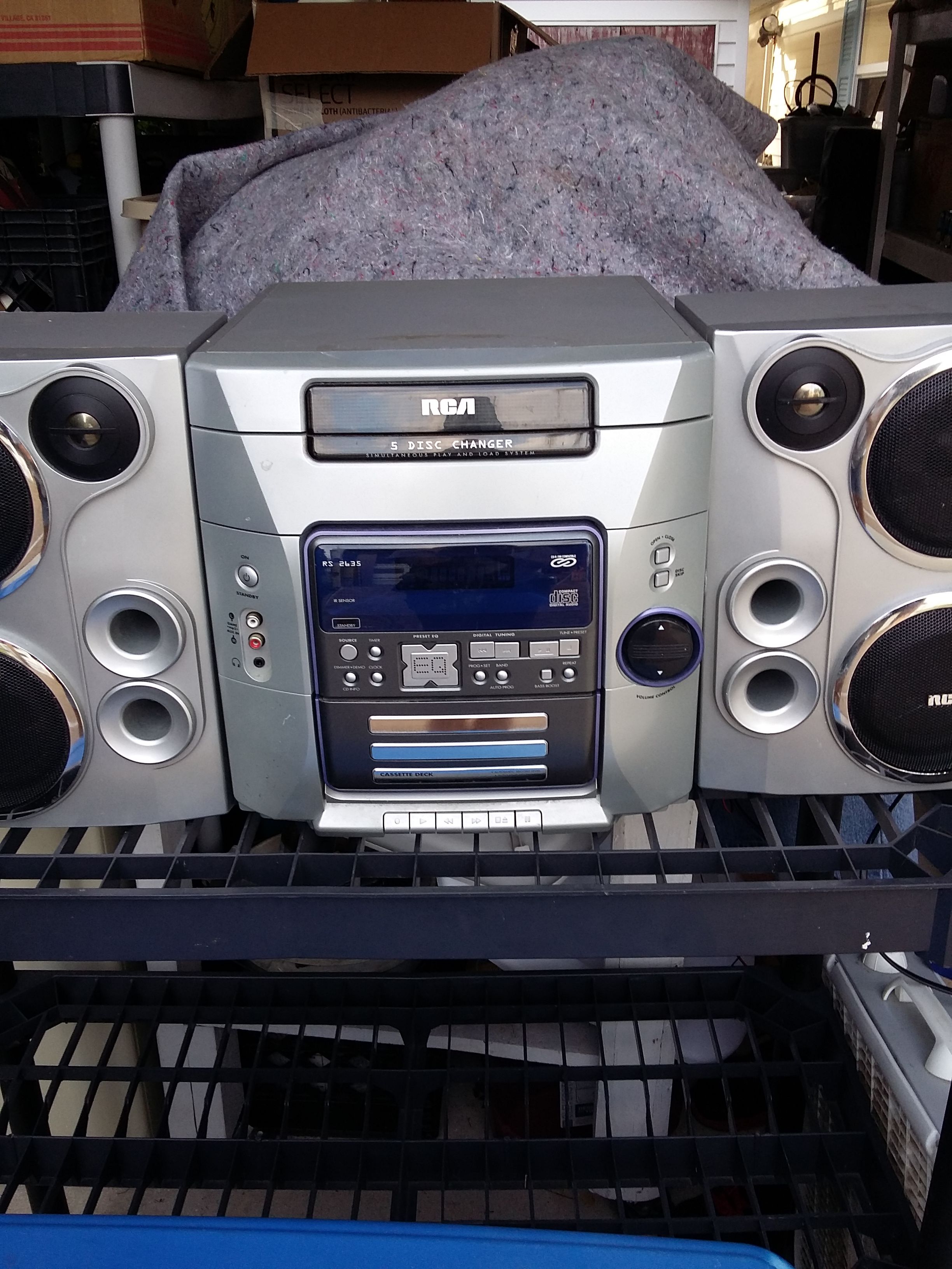 RCA 5 disc changer RS 2635