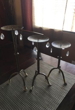 3 candle holder $6