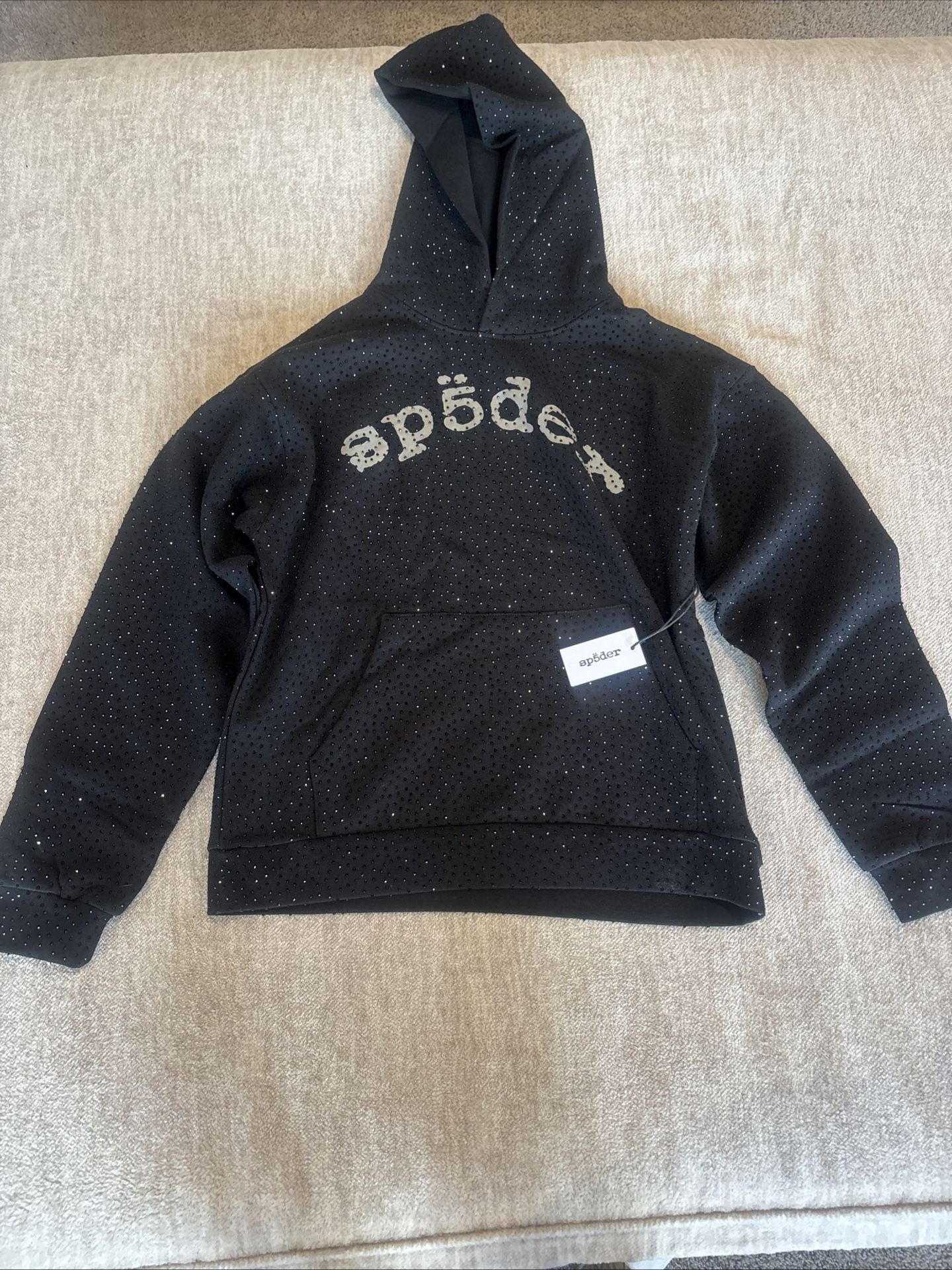 Sp5der VVS Hoodie ‘Black’ Size Medium