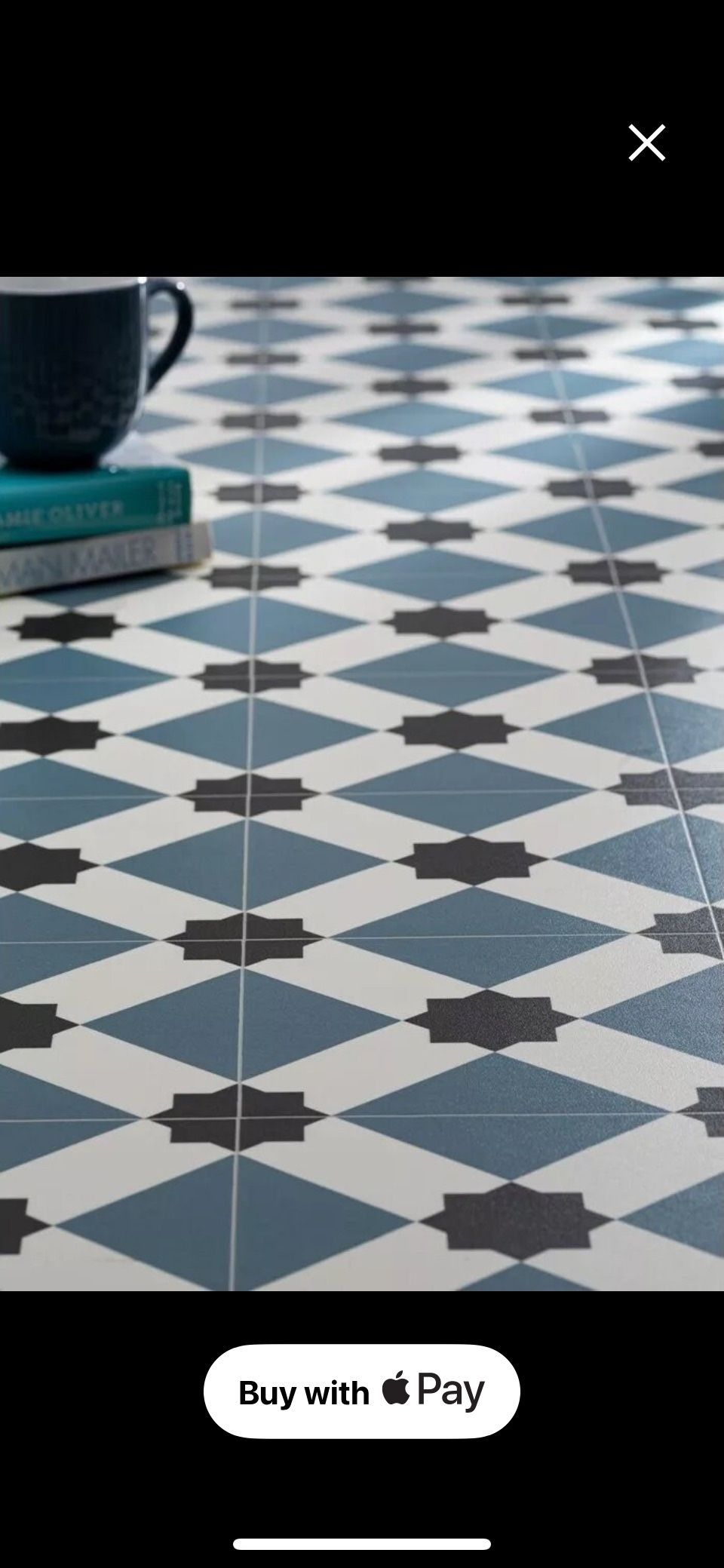 VINYL AREA Rug/mat. 7’X9’ BRAND NEW. Open Box