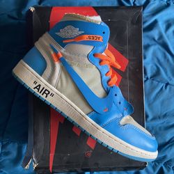 Jordan 1 Retro x Off-White UNC Mens Size 12 With Extra Laces
