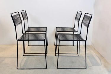 Spaghetti Chairs by Giandomencio Belotti, 1980s - Sold separately or all 6 - $150