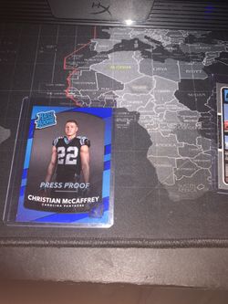 Christian Mccaffrey blue rated rookie