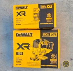 Dewalt 20v Jigsaw And Router Brushless XR With Variable Speed Brand New Tools Only