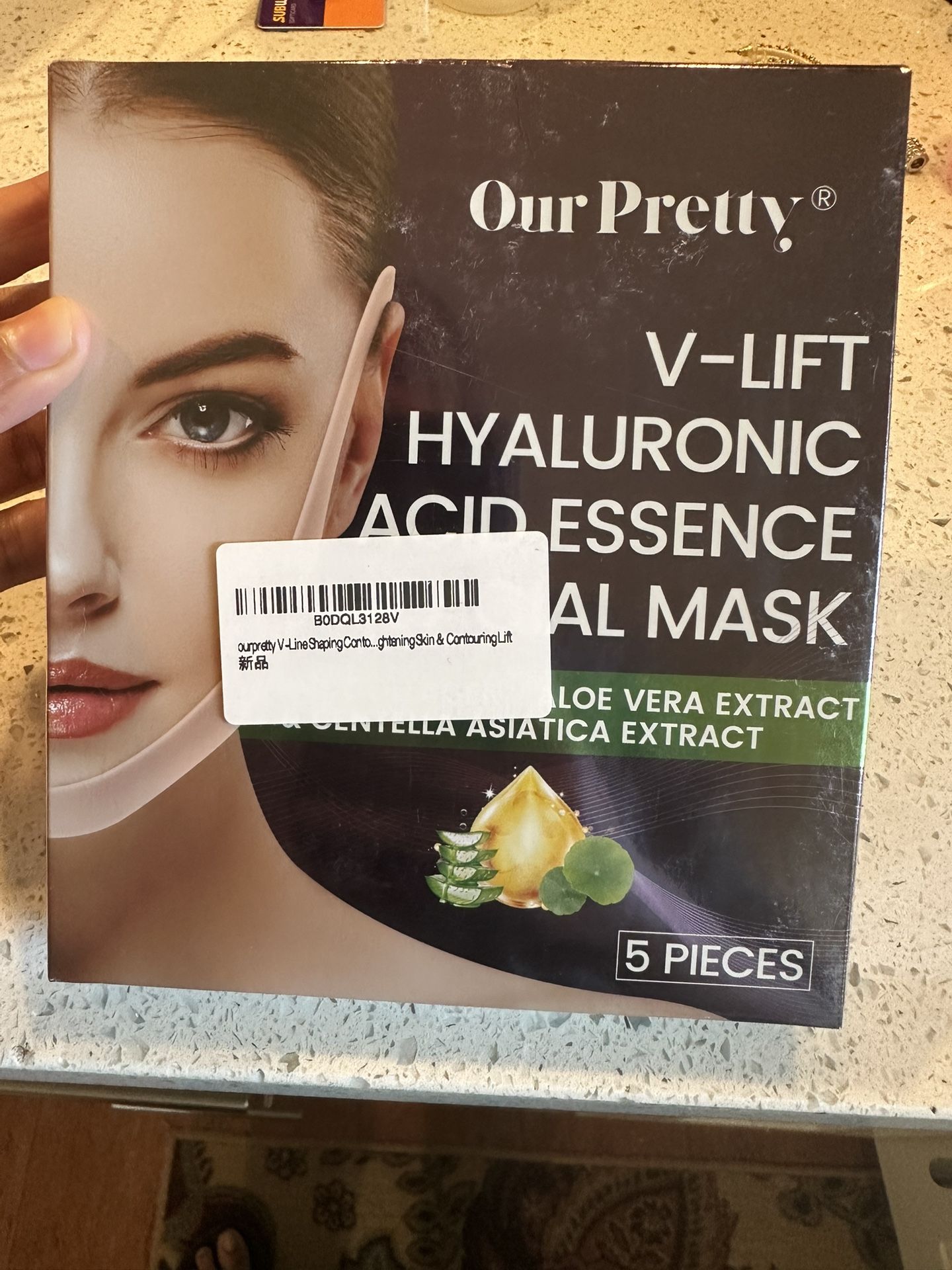 V Line Shaping Contouring Face Masks Set Of 5