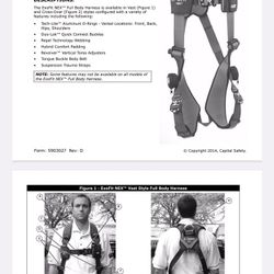 Safety Harness- Professional Salas Full Body & Self Retracting LifeLine