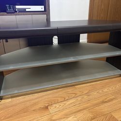 Tv Stand With Frosted Glass . Outside already for easy loading