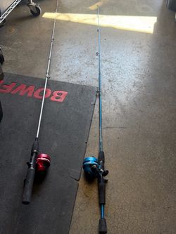 Two fishing poles