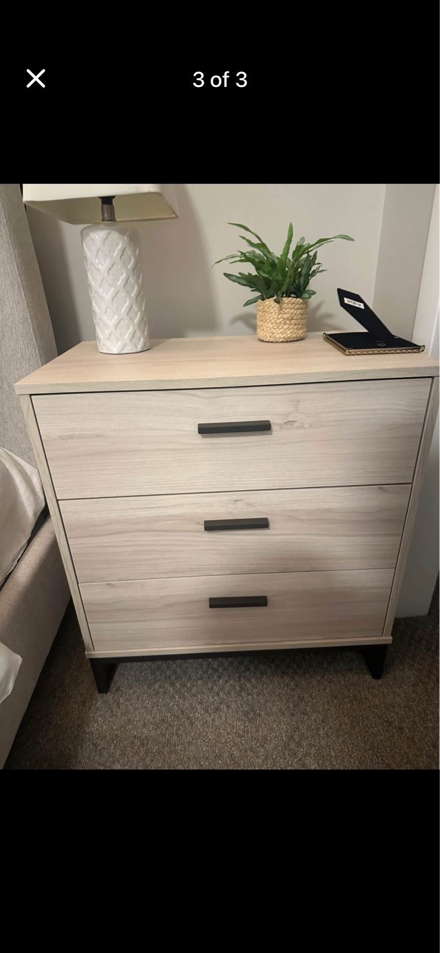 Dresser & one matching night stand