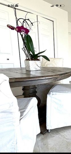 Solid Wood Round Table