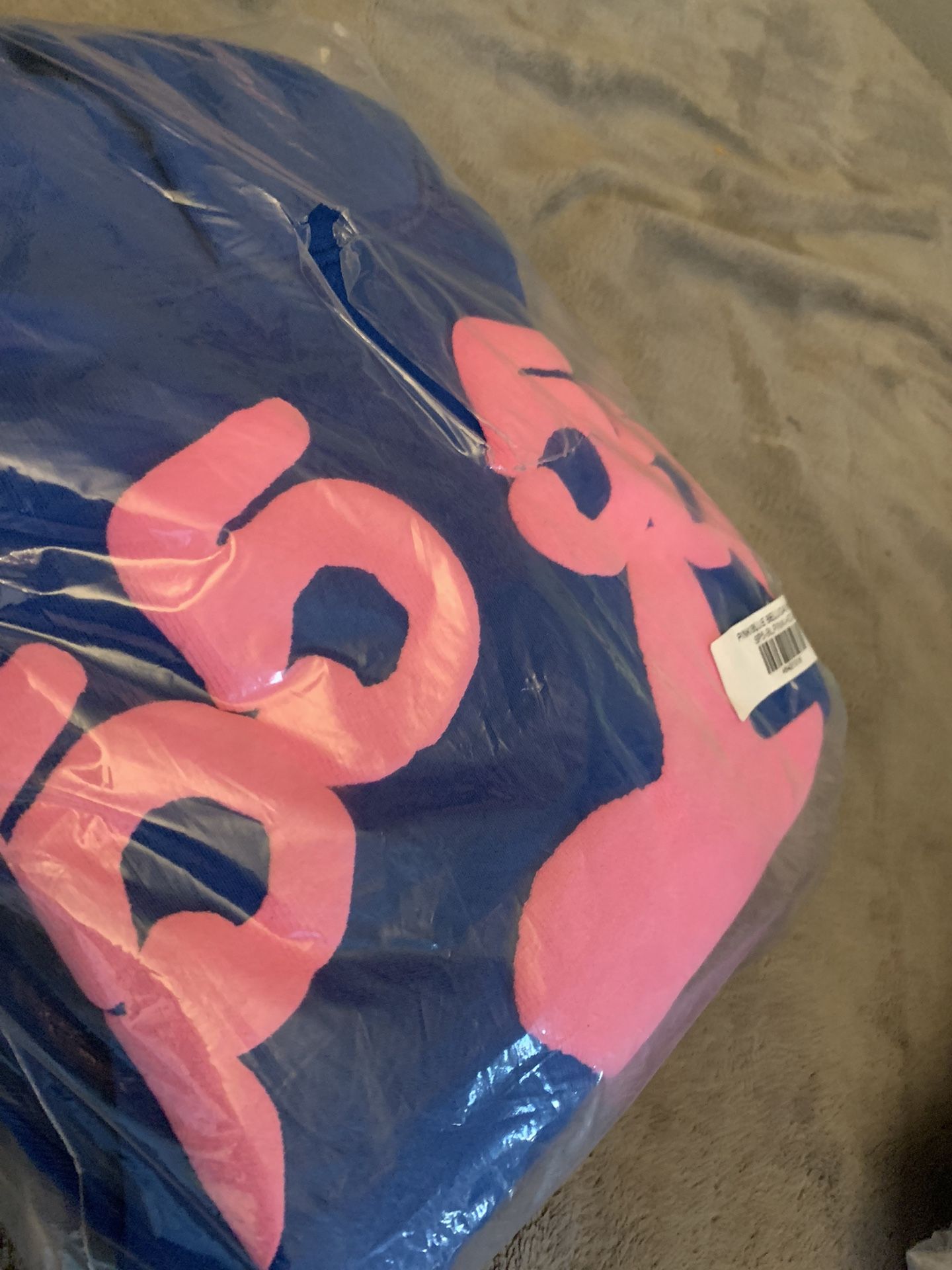 Pink & Blue Beluga Sp5der Hoodie
