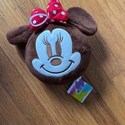 Minnie Mouse Head Plushie