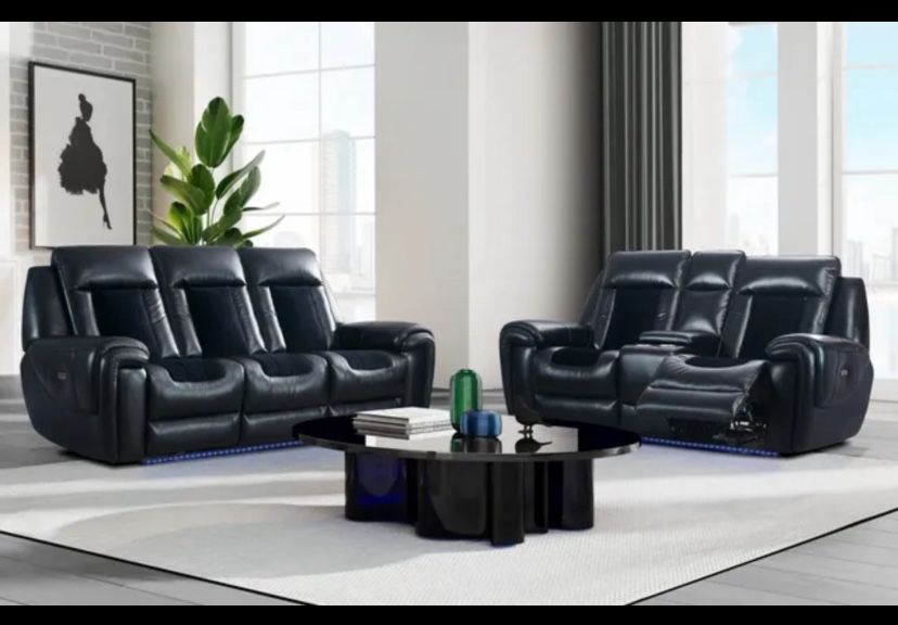 Reclining Sofa And Loveseat Couch Set
