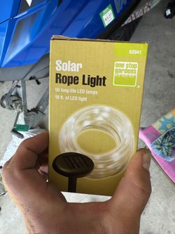 Solar Powered Rope Light Brand New In Box