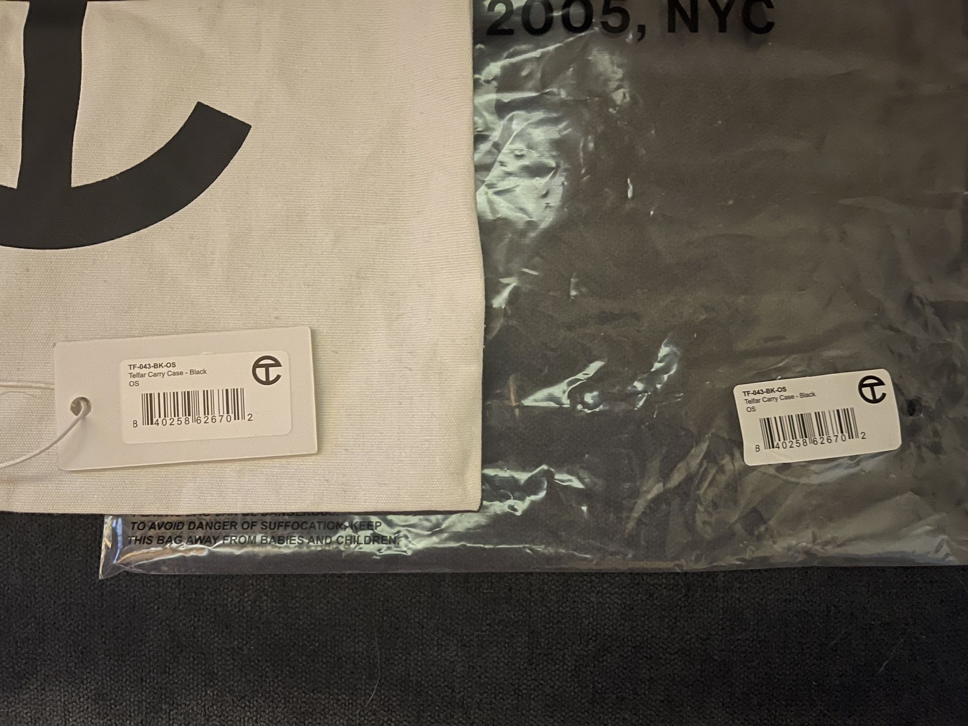 Telfar Est. 2005 NYC Large Pill Black
