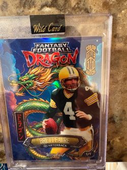 Brett Farve Fantasy Football DRAGON TRUE 1/1