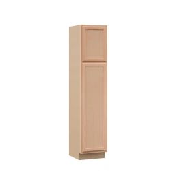 Unfinished Wood Pantry Cabinet Two Doors