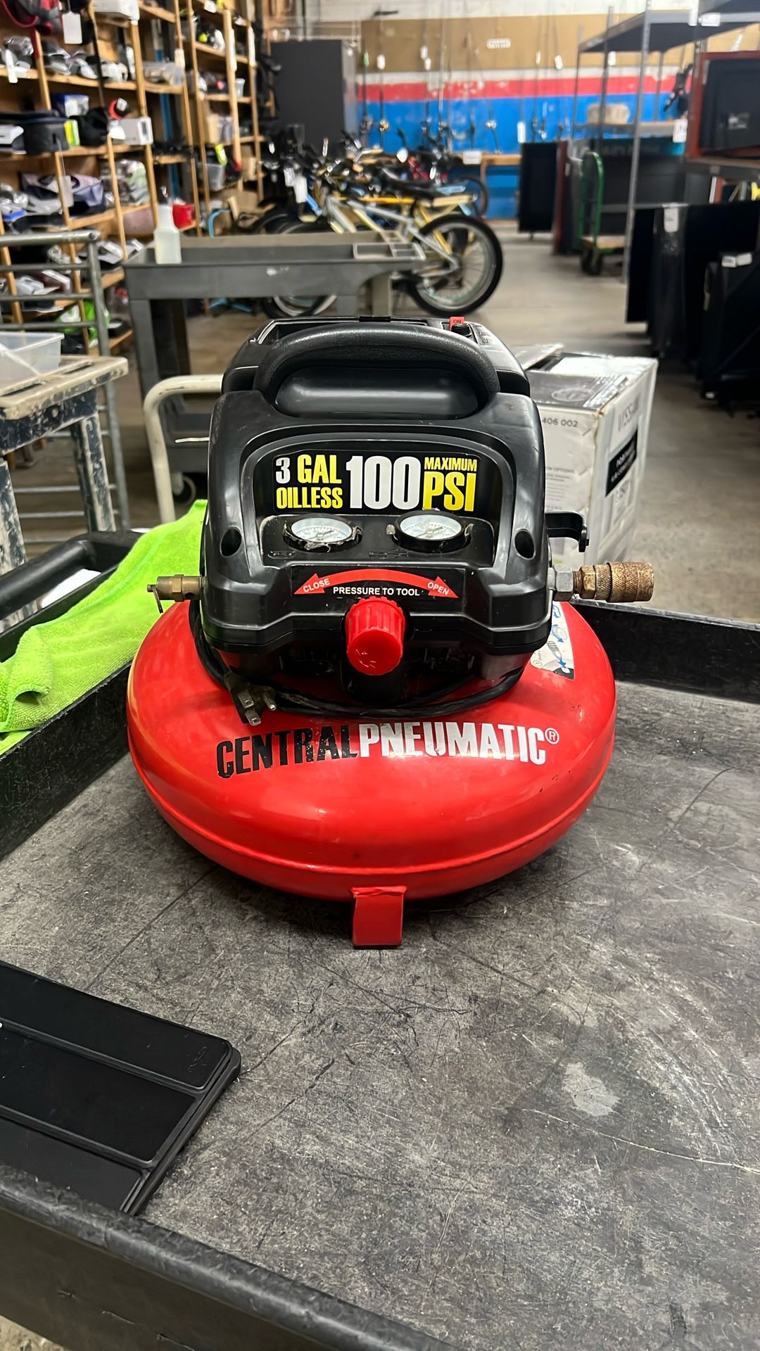 Central Pneumatic Air Compressor