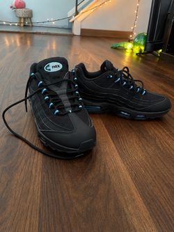 Nike Air Max 95 Black Blue Sneakers(Size 10.5)