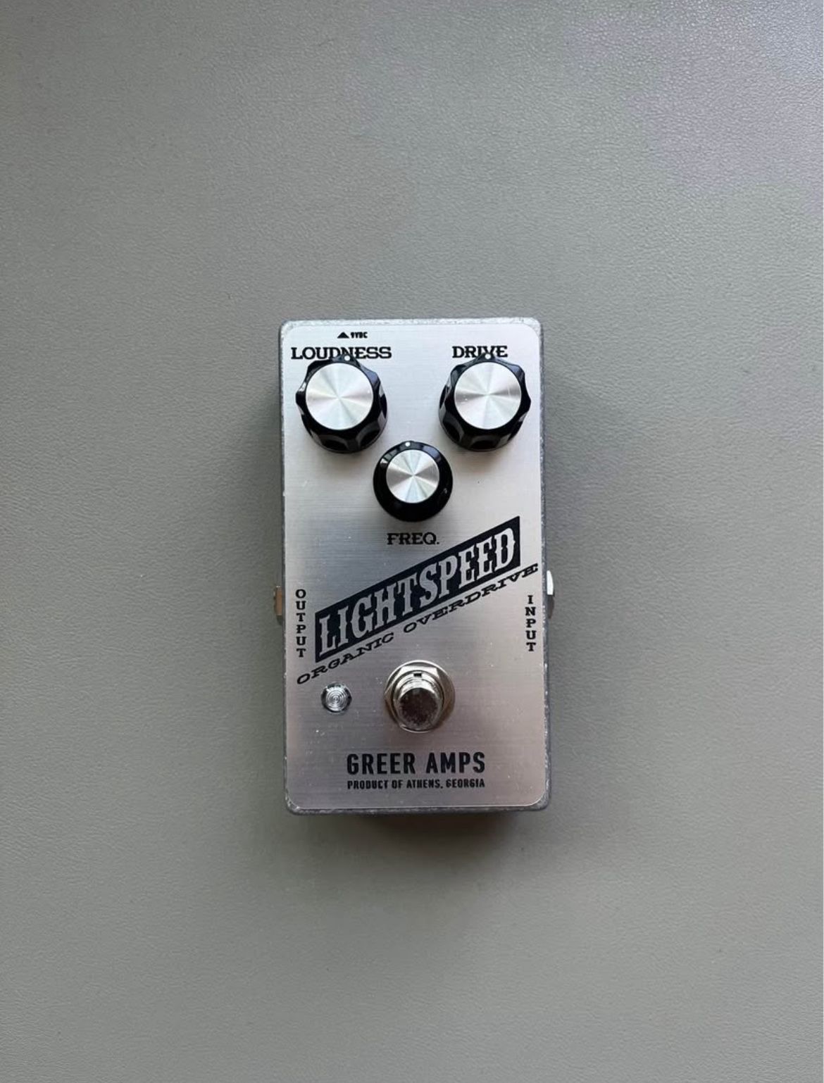 Greer Lightspeed Transparent Overdrive Guitar Pedal