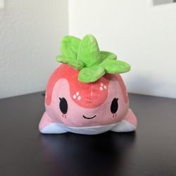 Aurora Tasty Peach 7" Strawberry Nomwhal Pink Stuffed Animal