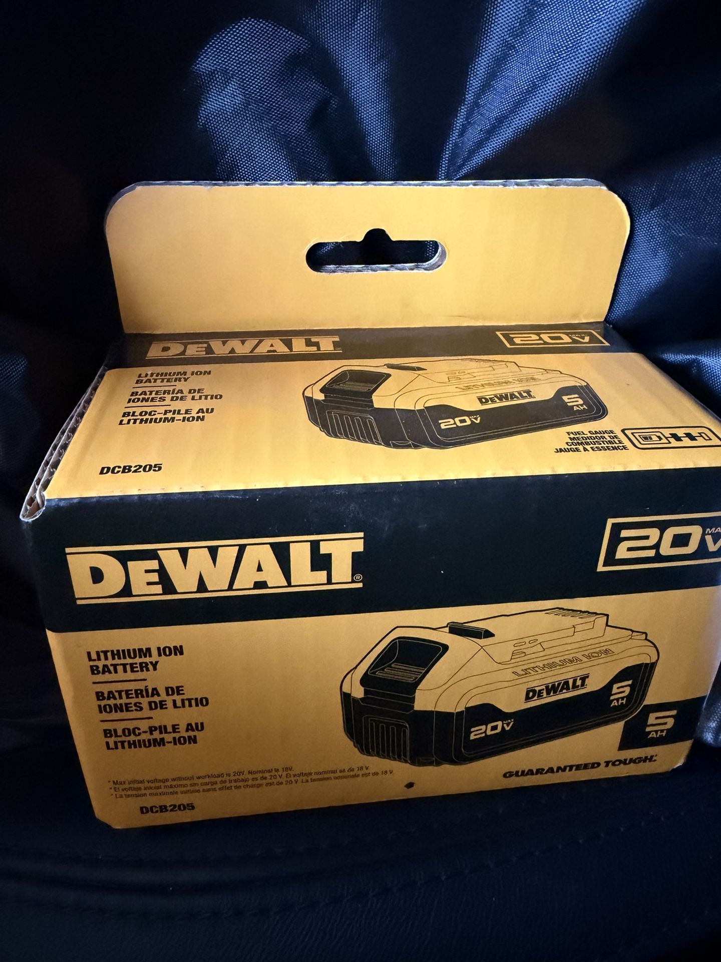 DeWALT 20v 5Ah Battery (new In Box)