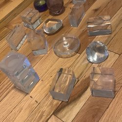 Today only sale glass figurines Lot -17 pieces 