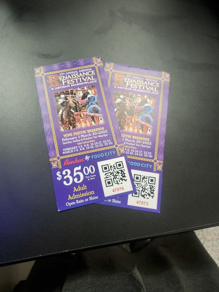 Tickets Renaissance