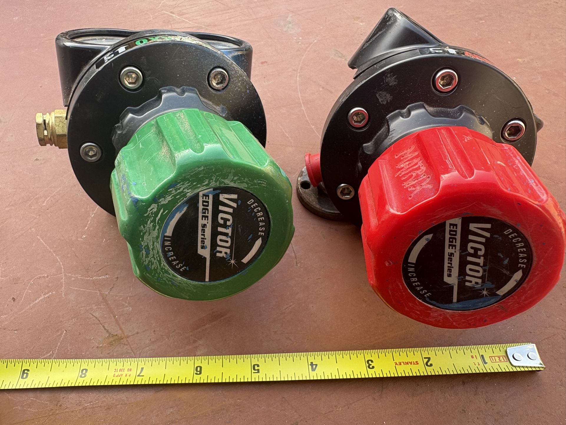 Oxy acetylene Regulators. Victor