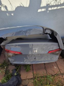 2024 civic bumper and trunk lid