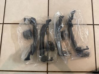 Set of 4 Black Exterior Door Handles with Keyhole – New Truck/SUV Parts