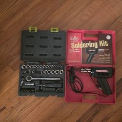 Weller Soldering Kit &  Socket Set tool 