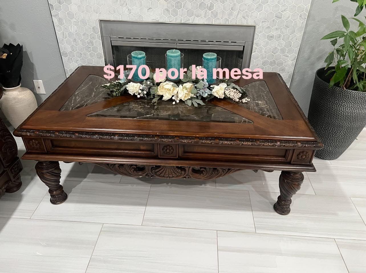 Coffee table  And Corner End Tables Set 