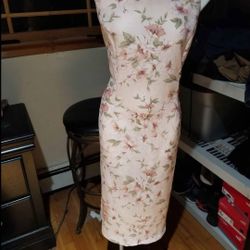 Woman's Pink Floral Dress 