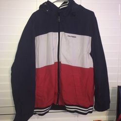 Tommy Hilfiger Jacket (red, White And Blue) !
