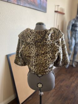 Faux Leopard Jacket