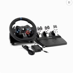 Steering Wheel And Peddles