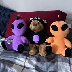 Alien And Halloween Plushies