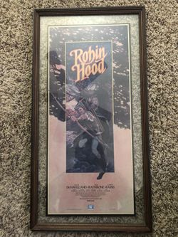 Framed Robin Hood Movie Poster Litho Print 1982