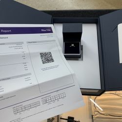 14kT White Gold Solitaire Engagement Ring With Appraiser