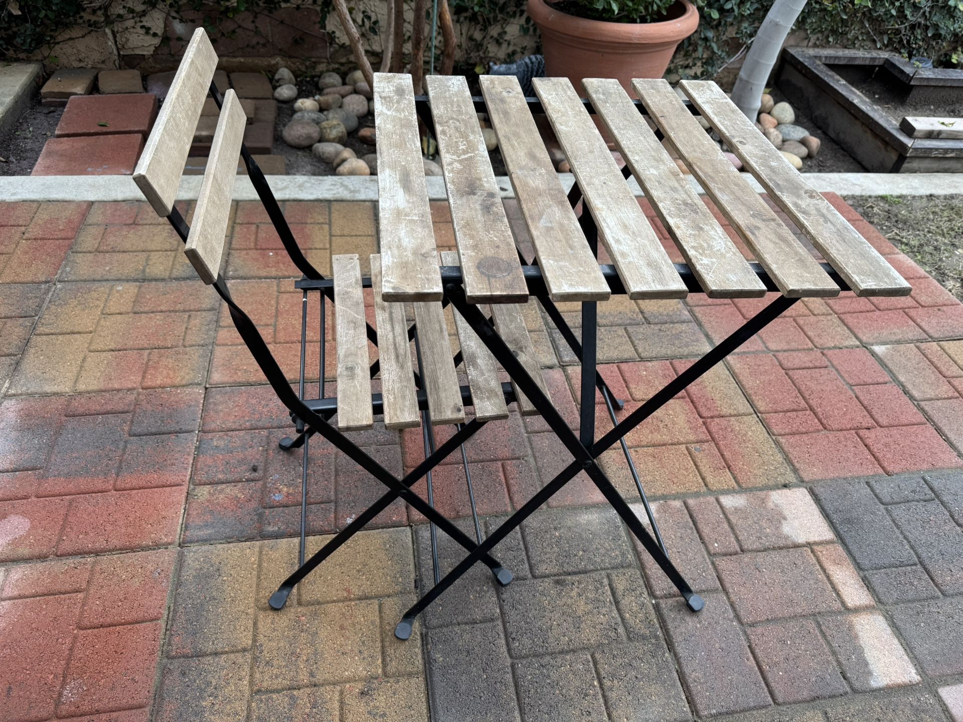 Patio Table With One Chair