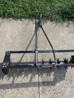 Craftsman Aerator tow behind
